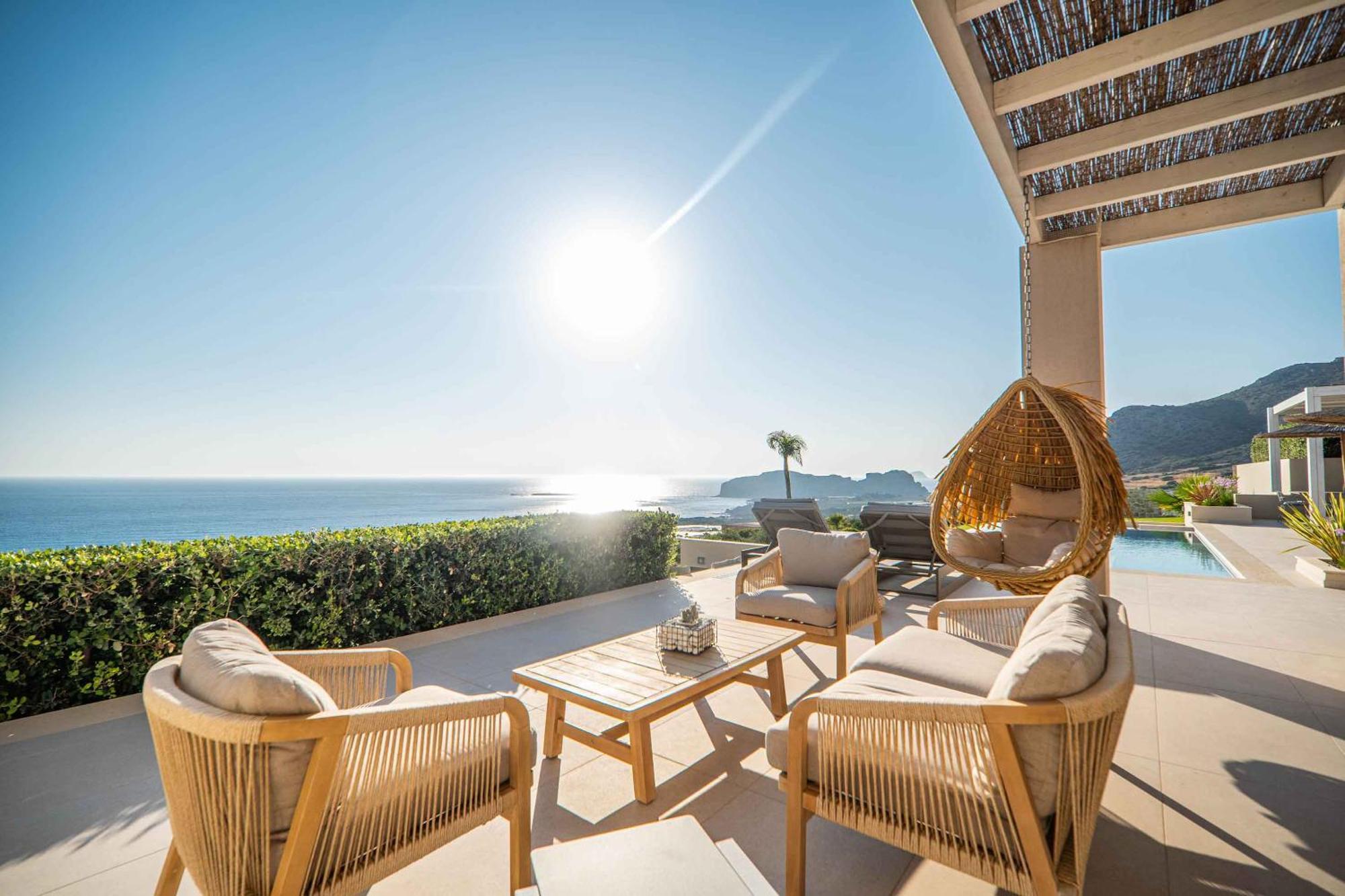 Cielo E Mare Villas I "Free" Heated Pools & Seaview Фаласарна Екстер'єр фото