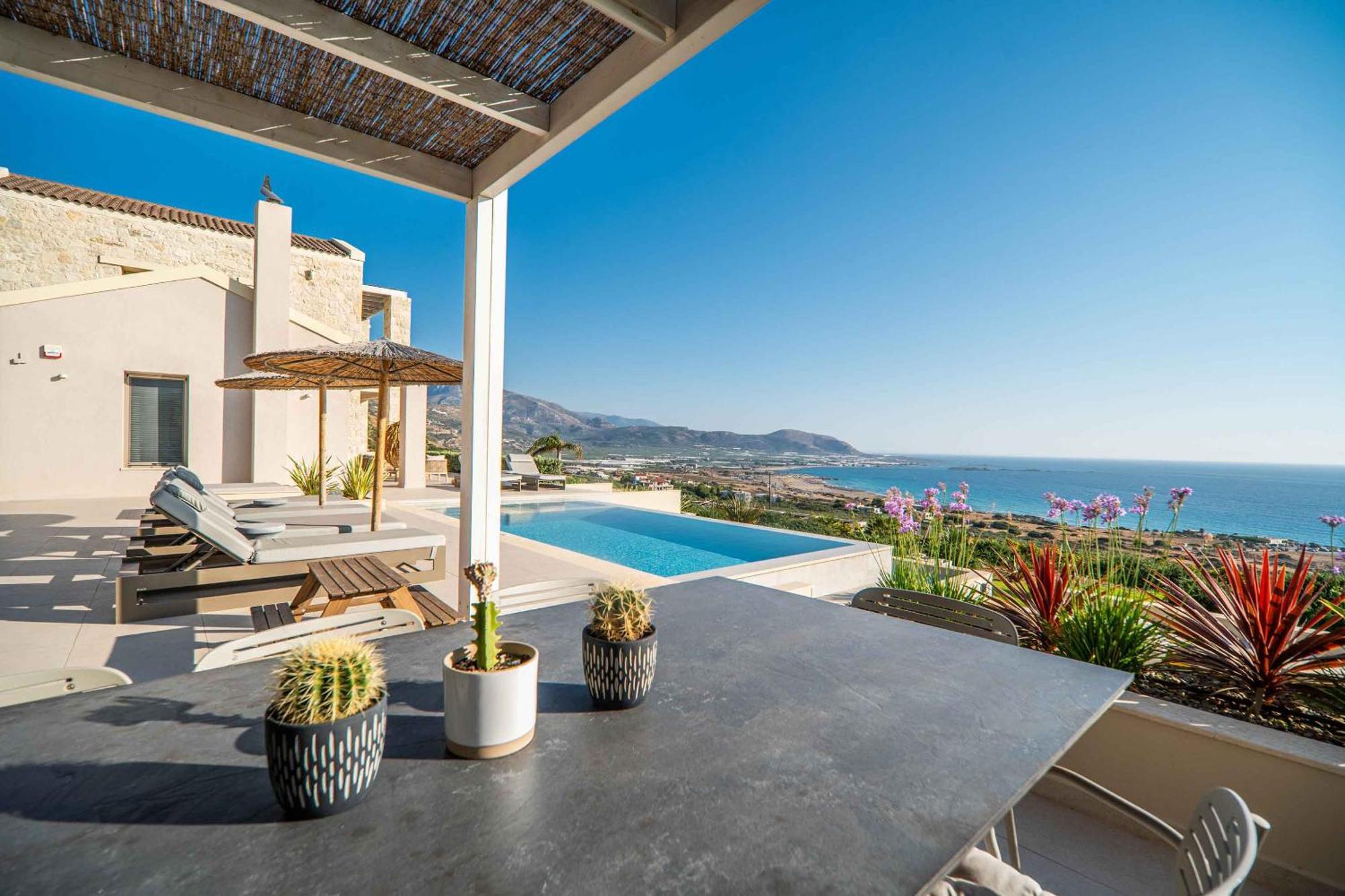 Cielo E Mare Villas I "Free" Heated Pools & Seaview Фаласарна Екстер'єр фото