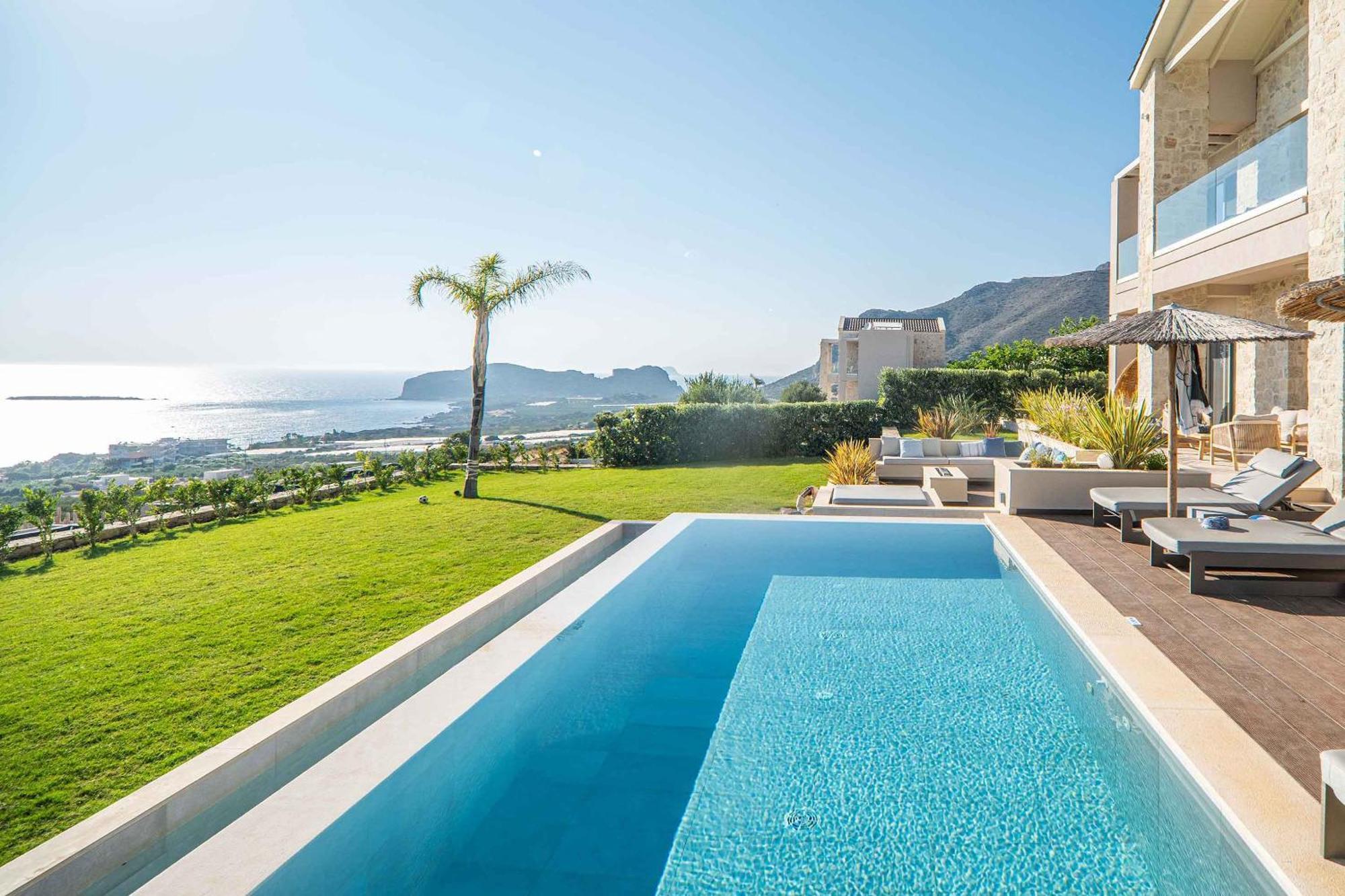 Cielo E Mare Villas I "Free" Heated Pools & Seaview Фаласарна Екстер'єр фото